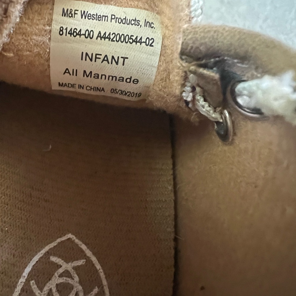 Ariat Infant Lil' Stompers Dallas Spitfire Camo slipper shoes - Picture 5 of 5